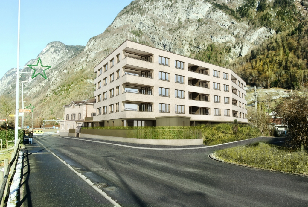 Überbauung Melserhof, Mels
